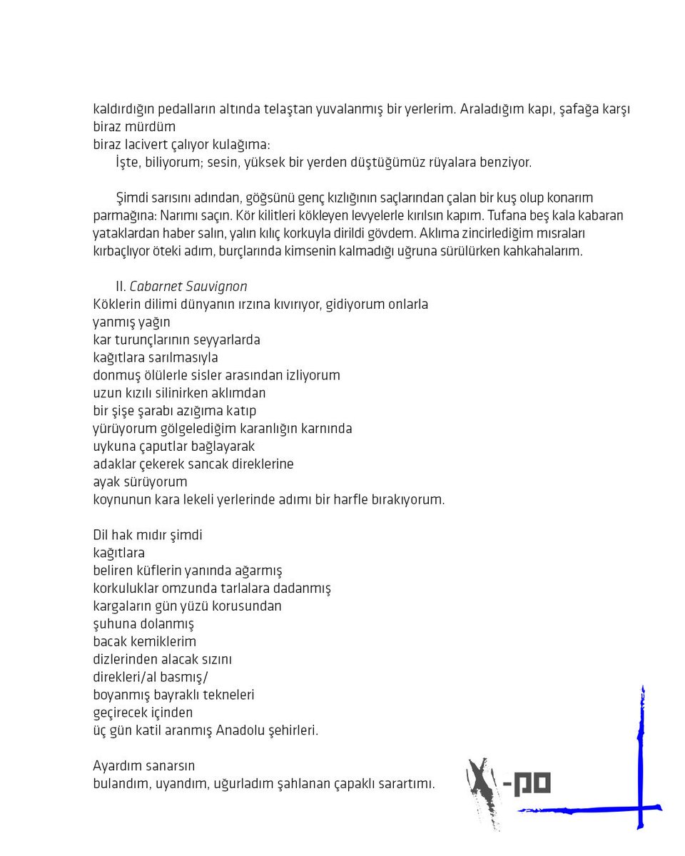 buzdokuzdergi's tweet photo. [M. Bilgehan Gültekin - Dar Geçitlere Taş Yollar Oyma Sanatı veya Dört Bucak] 
#Xpoetry #Xpoetries #BuzdokuzXPo https://t.co/AJXVr79CM0