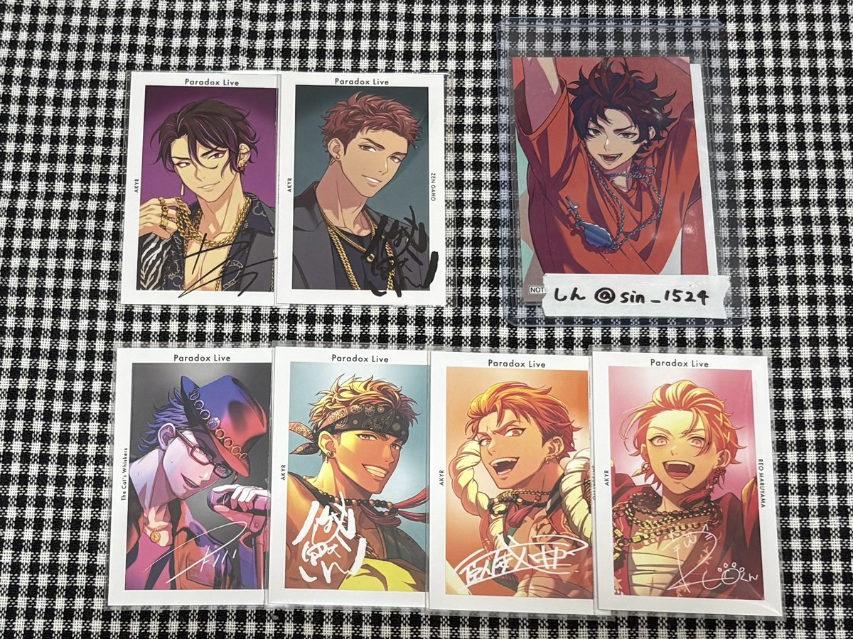 交換】 Paradox Live パラライ 6周年 クリカ 特典Gプリ 譲:クリカ→匋
