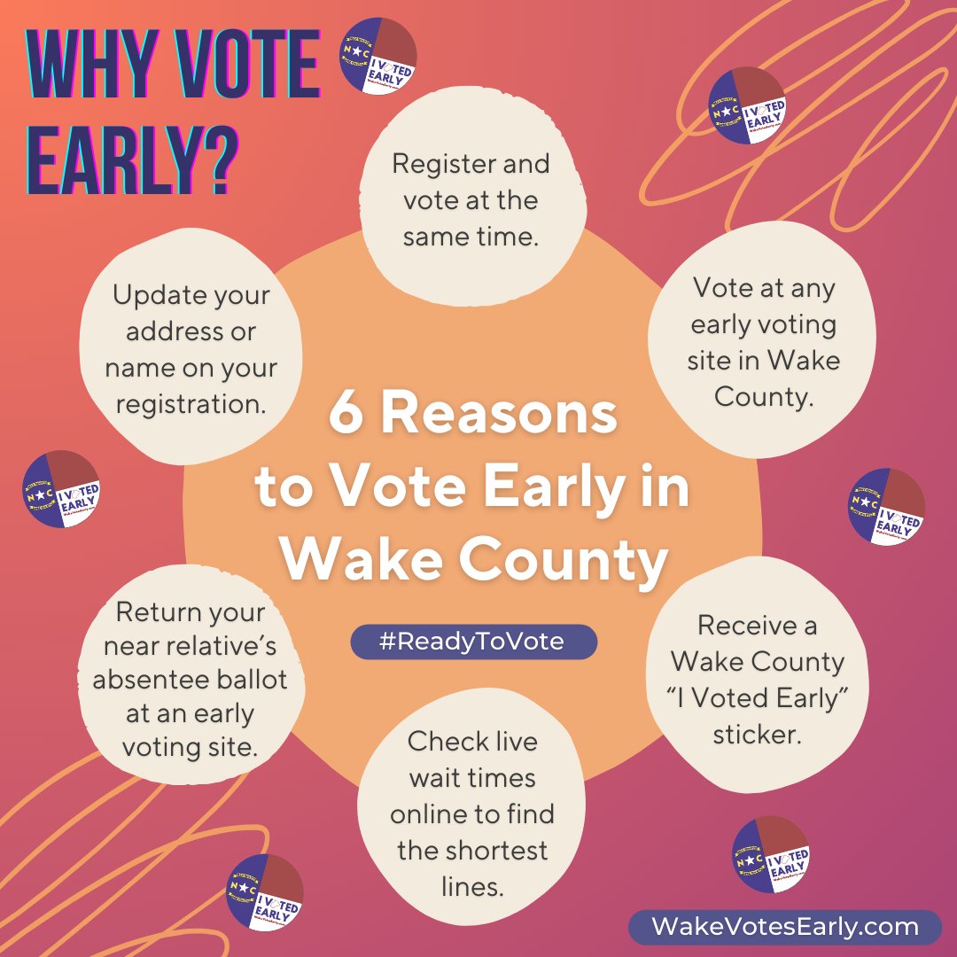 Wake County, NC Elections tweet media