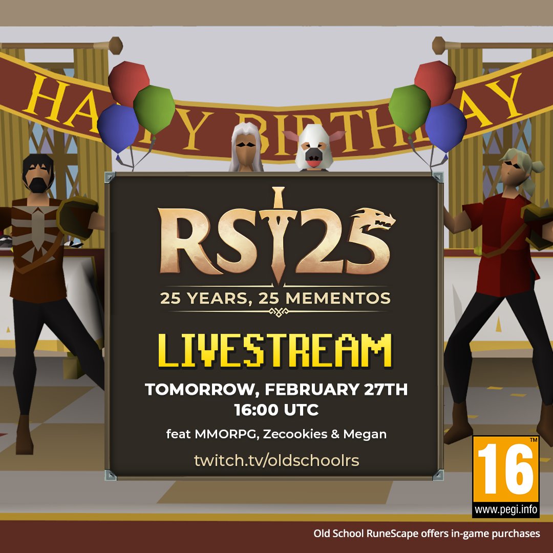 Old School RuneScape tweet media