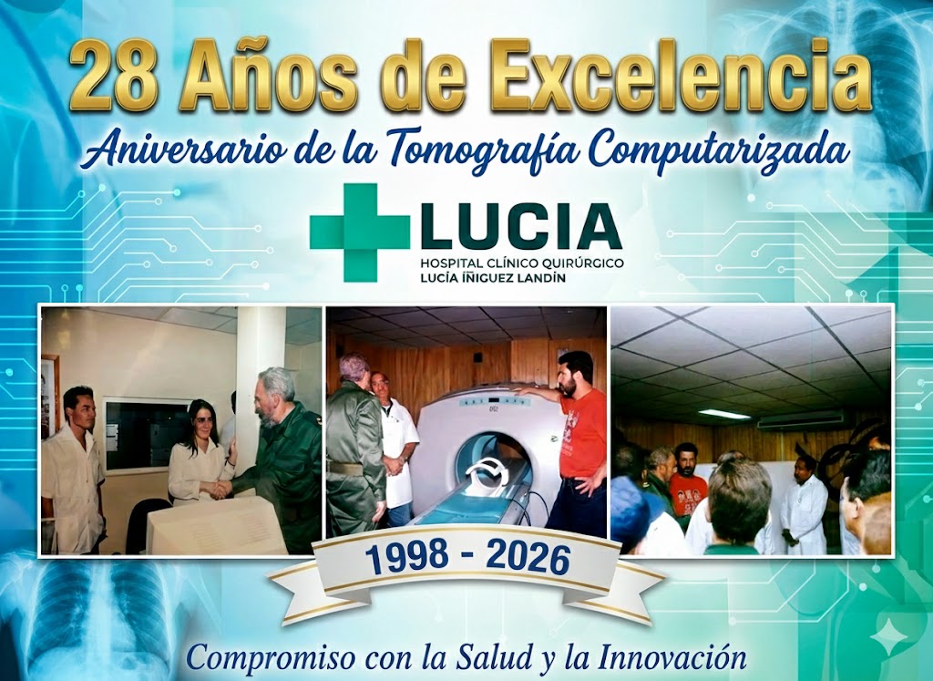 🩻Se cumplen 28 años desde que la primera imagen por tomografía computarizada marcó un antes y un después en el <a href="/HospitalLucia/">HospitalLucia 🇨🇺</a>. Durante casi tres décadas, este servicio ha sido una pieza clave en el diagnóstico y bienestar de nuestra población.
#HolguinEsSalud