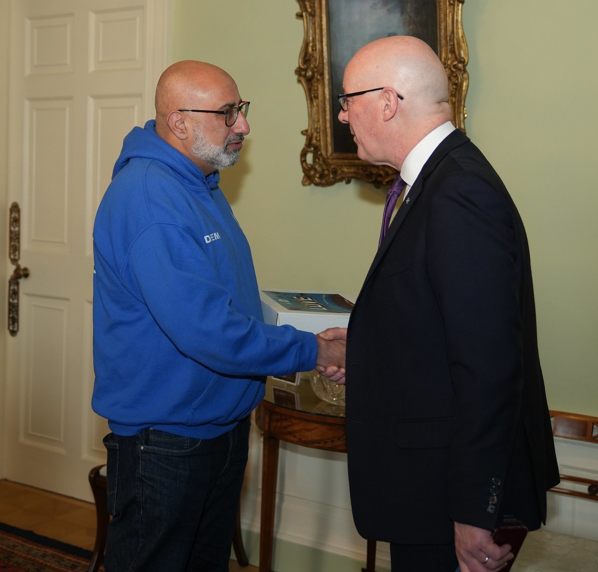 First Minister tweet media