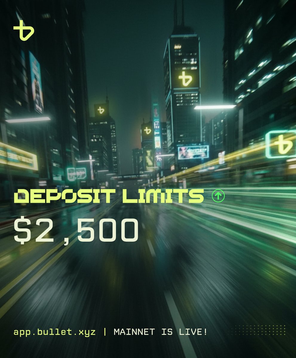 Deposit limits are now bumped up to $2,500 per account!

Comment below if you want to get on early 👇