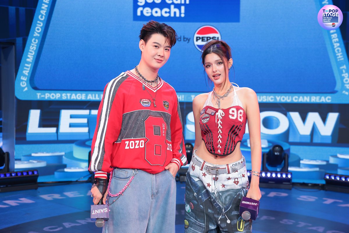 คืนนี้พบกับ 2 MC “#Saint_sup &amp; #JustmineJMNK”
ที่จะมาเสิร์ฟความสนุกในรายการ! 💙

ติดตามชมได้ในรายการ T-POP Stage presented by PEPSI 🤟
All Music you can reach!

#TpopStagepresentedbyPEPSIweek8 / 2026
#TpopStagepresentedbyPEPSI 
🔵 วันพฤหัสบดีที่ 26 ก.พ. 69 เวลา 21.45 น.
#TPOP