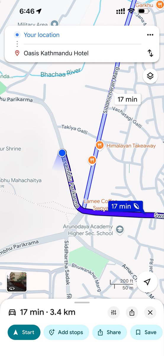 jivanshr's tweet photo. google map doesnot show red when you are already in red https://t.co/pxAu9L0Csm