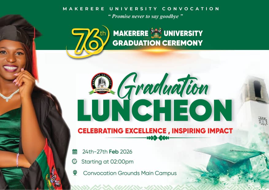 mubs_socials's tweet photo. Happening now. The Makerere University Convocation -graduation luncheon and awards. https://t.co/TcJGl5mg6D