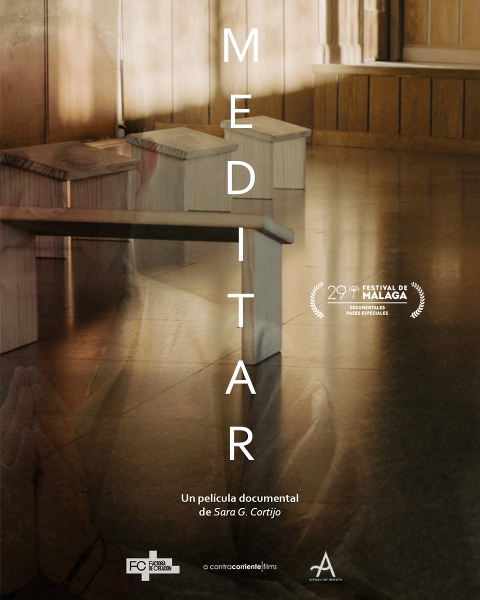 acontrafilms's tweet photo. #Meditar se estrenará en el Festival de Málaga el próximo 8 de marzo 🌟
La película documental, dirigida por Sara G. Cortijo, realiza un viaje hacia el interior a través de la meditación.
Un recorrido por la propuesta meditativa de Amigos del Desierto, una red abierta de meditadores fundada por el sacerdote y escritor Pablo d´Ors, que ya reúne a más de 2.000 practicantes.
📍 Proyección: Domingo 8 de marzo – 21:30h – Sala de Turismo y Deporte de Andalucía (Málaga)
🎟️ Entradas todavía disponibles en taquilla
🔜 Próximamente en cines con A Contracorriente Films.