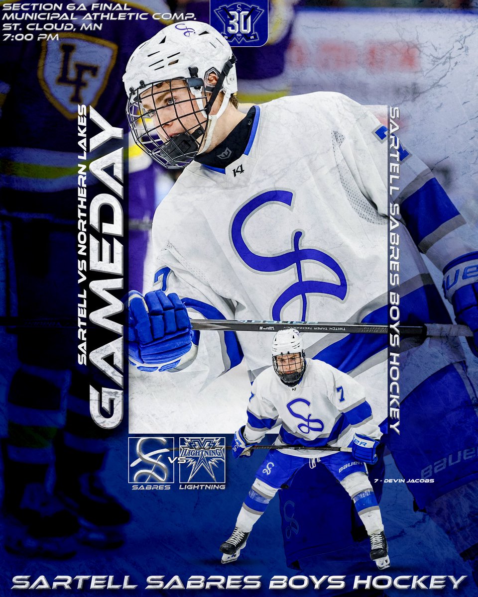 One game. One chance. #SABREGAMEDAY

🆚 Northern Lakes
📍 The MAC
🕰️ 7:00 PM
🎟️ LINK IN BIO