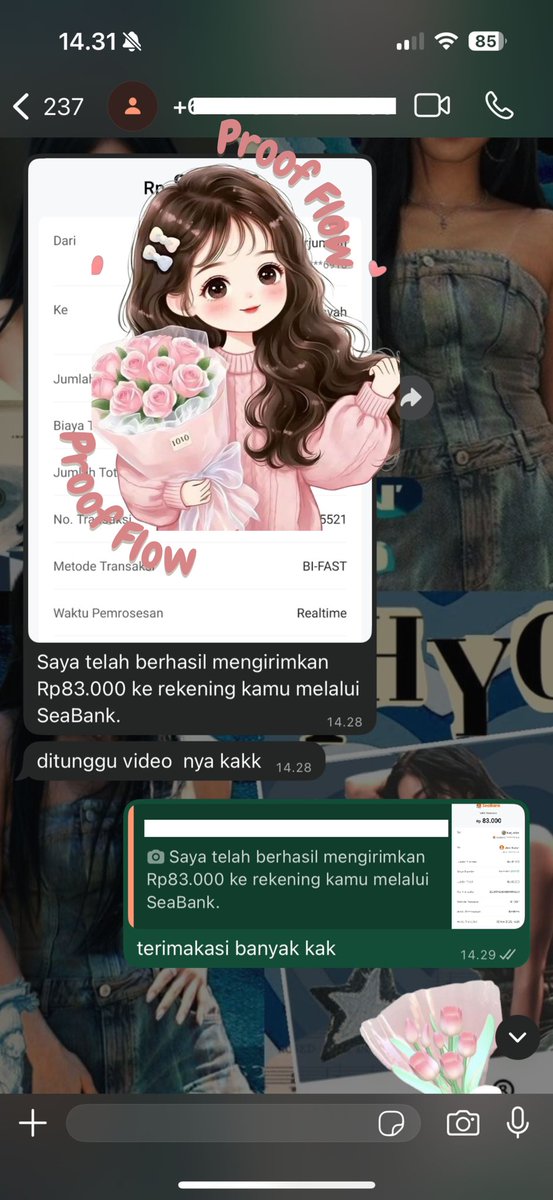 jasa edit video, joki edit video! Wa no DM tweet media