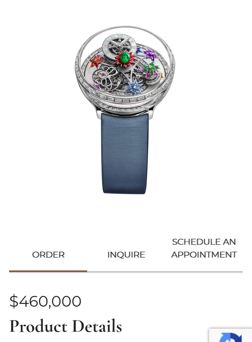 Taemin wore a Jacob&amp;Co watch (Fleur de jardin collection) that cost approximately 500000 dollars (400 000 CHF)...

wtf