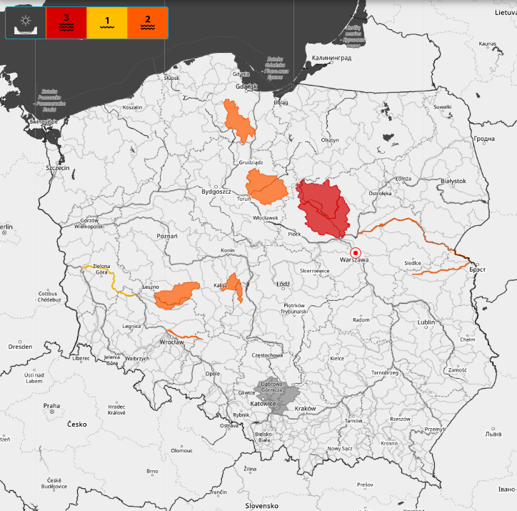 IMGWmeteo's tweet photo. ⚠️UWAGA⚠️
‼️AKTUALNE OSTRZEŻENIA HYDROLOGICZNE #IMGW‼️
wezbranie z przekroczeniem stanów ostrzegawczych
stopień: 2
Od: 2026-02-26 10:00
Do: 2026-02-28 15:00
Czas wydania: 2026-02-26 11:49
Prognoza pogody i aktualne ostrzeżenia https://t.co/16QmSAFVB6
#hydro #zima #roztopy #luty https://t.co/RkwwQ1RXBp