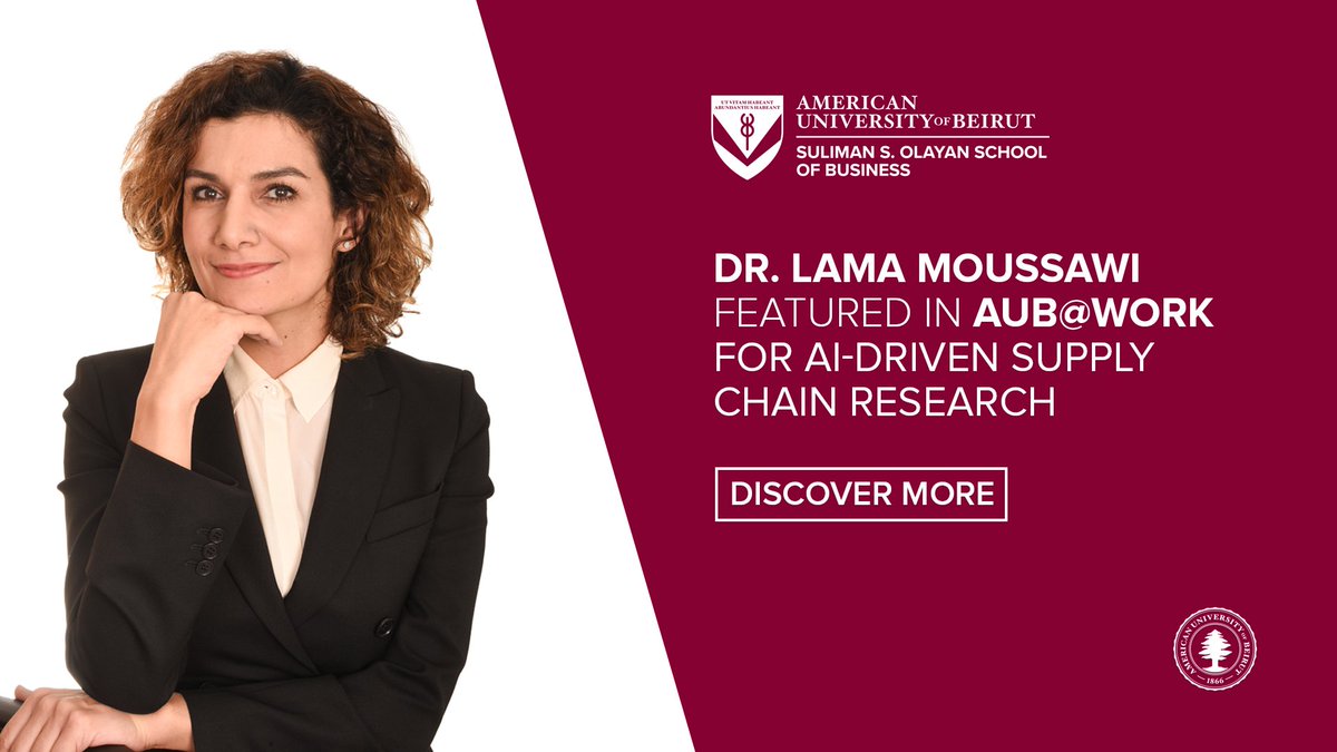 Suliman S. Olayan School of Business at AUB tweet media