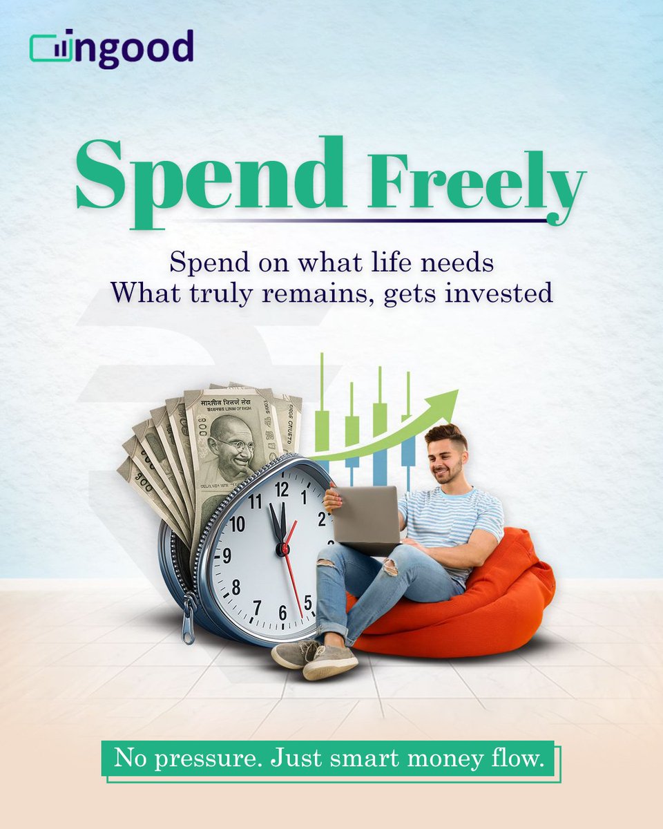 IngoodFin's tweet photo. Spend freely on life.
Let your money work smarter in the background.
No pressure. Just smart money flow. 💚

#InGood #SmartMoney #LiquidityFirst #FlexibleInvesting https://t.co/Lwbk7bqmRf