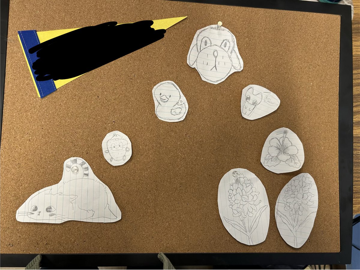 lowkey the best part of teaching is the random stuff your students draw you😭