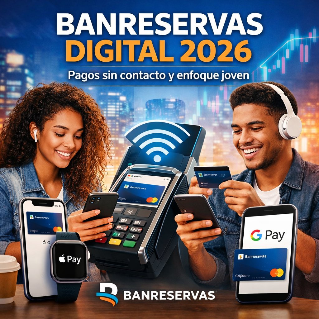 TuRepublica27's tweet photo. Banreservas acelera su banca digital en 2026: pagos sin contacto y foco joven https://t.co/iKWRrQT9sA https://t.co/3nzF6c4jFl