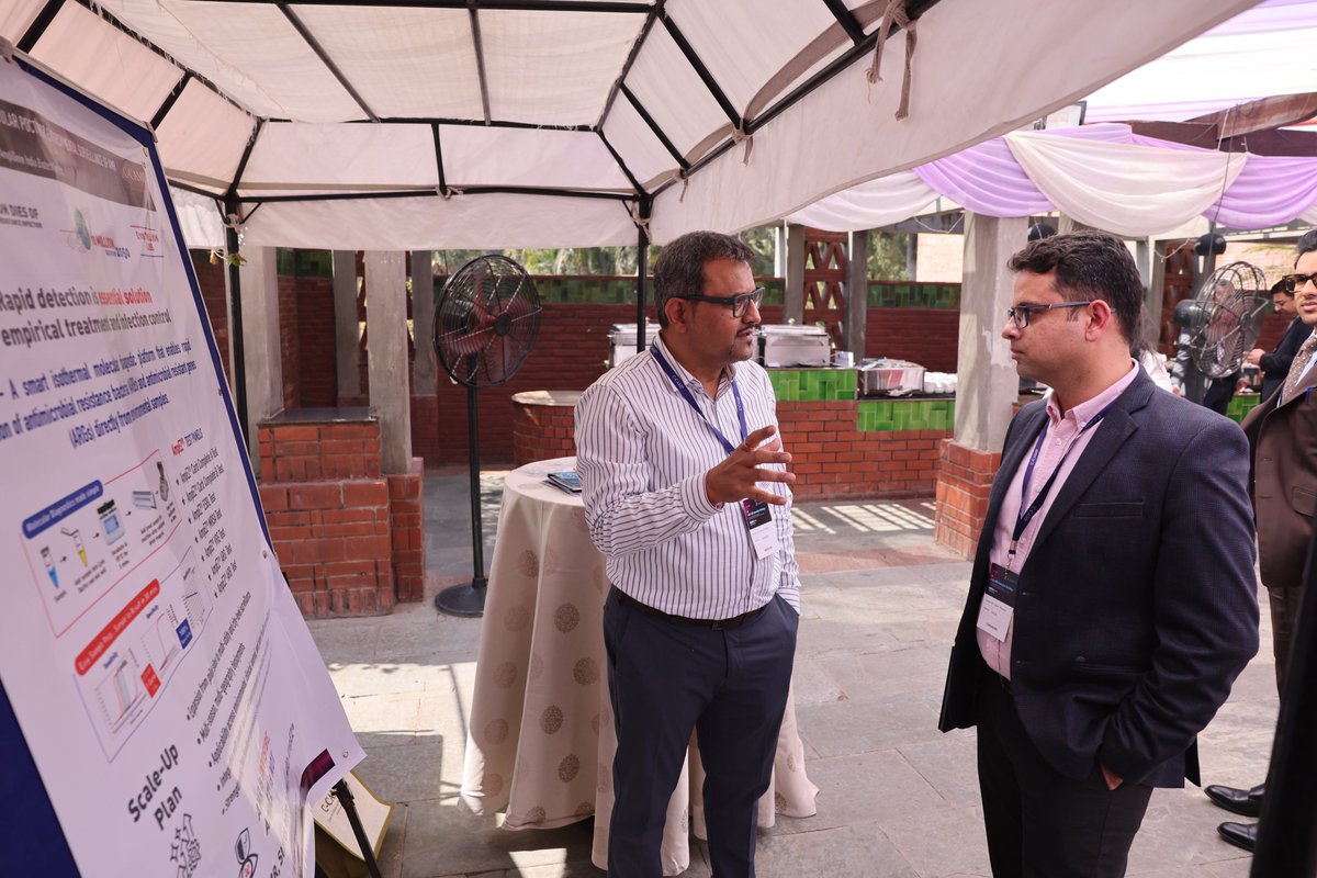 CCAMP_India's tweet photo. The workshop featured a product launch of 14 solutions across Human Health, Animal Health, Agriculture and AMR in Environment in the presence of the @PrinSciAdvGoI @PrinSciAdvOff  Prof. Sood. 

Prof. Sood and other dignitaries also officially released a compendium/book of AMR solutions supported under the IAIH umbrella. 

The workshop further created a platform for the showcase of technologies supported under IAIH through an exclusive innovation walkthrough space. 

Catch the pics! And stay tuned for more deets and insights from the event!

#IndiaFightsAMR

@PMOIndia @Taslimarif
@DrJitendraSingh @MoHFW_INDIA @NITIAayog @startupindia @GoI_MeitY @meitystartuphub @rajesh_gokhale @IndiaDST @DBTIndia @karandi65
@dineshgrao @PriyankKharge @ITBTGoK @Startup_Kar @DHFWKA @WHOSEARO @WHO @gardp_amr @ICARS_global @BMGFIndia @wellcometrust 
@BIRAC_2012 @NCDCMoHFW @Pharmadept @CDSCO_INDIA_INF @novonordiskfond @SBI_FOUNDATION @ICMRDELHI @NCDCgov @KaminiWalia @anand_bugworks @draghafur @FINDdx @DNDi @drskavita @CARB_X @ErinDuffyJ @BARDA @doctorsoumya @swissnexindia @GKangInd