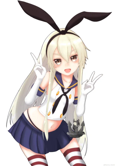#唐突に5年前の絵を載せる見た人もやる 島風