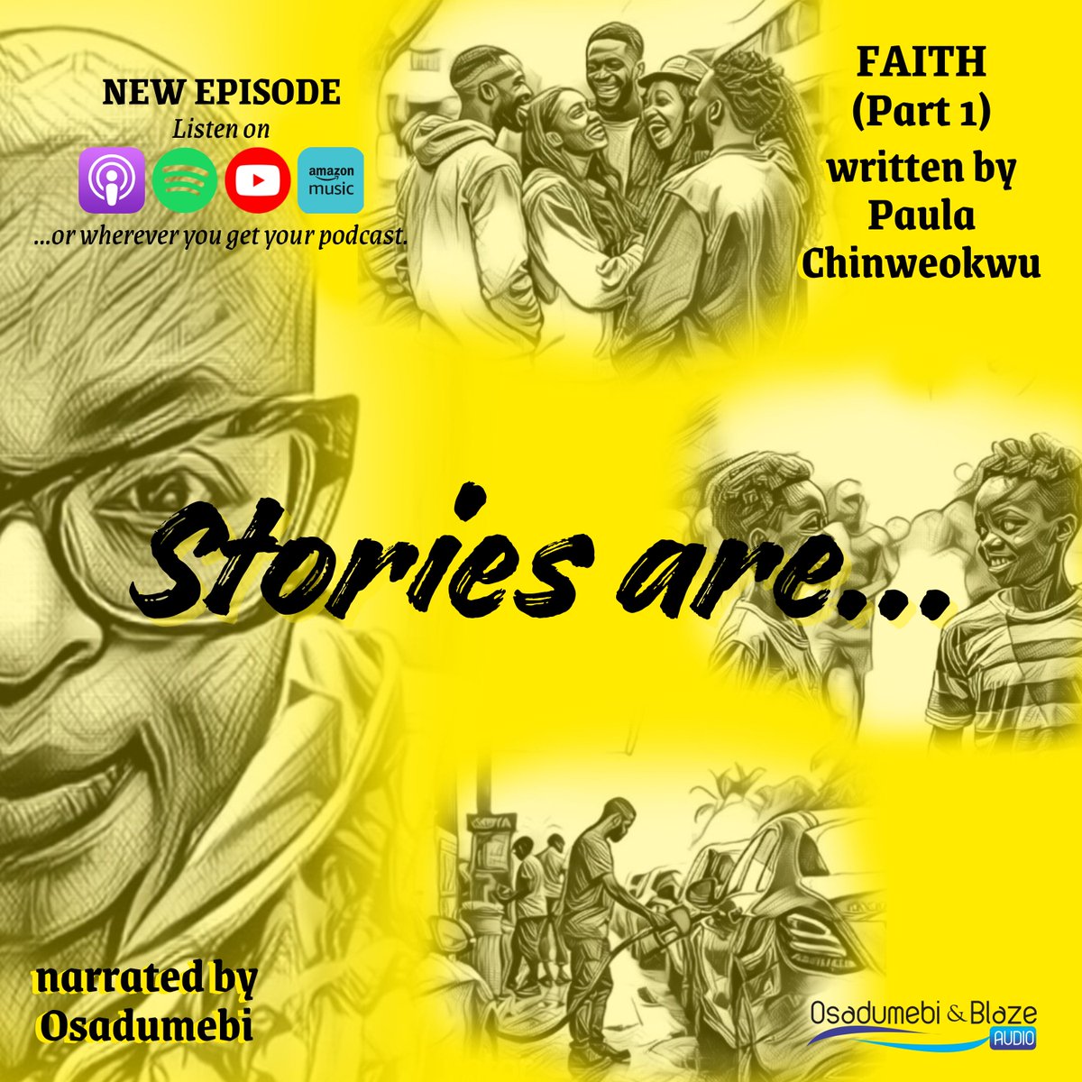 osadumebi's tweet photo. 🎧 New Episode Alert 🎧 

Faith (Part 1) by @somokoye 

Part 1 shows grief, resilience, and the quiet strength of a widow trying to survive.

#storiesare #shortstories #nigerianwriters #nigerianauthors https://t.co/aAwS7e9UeM