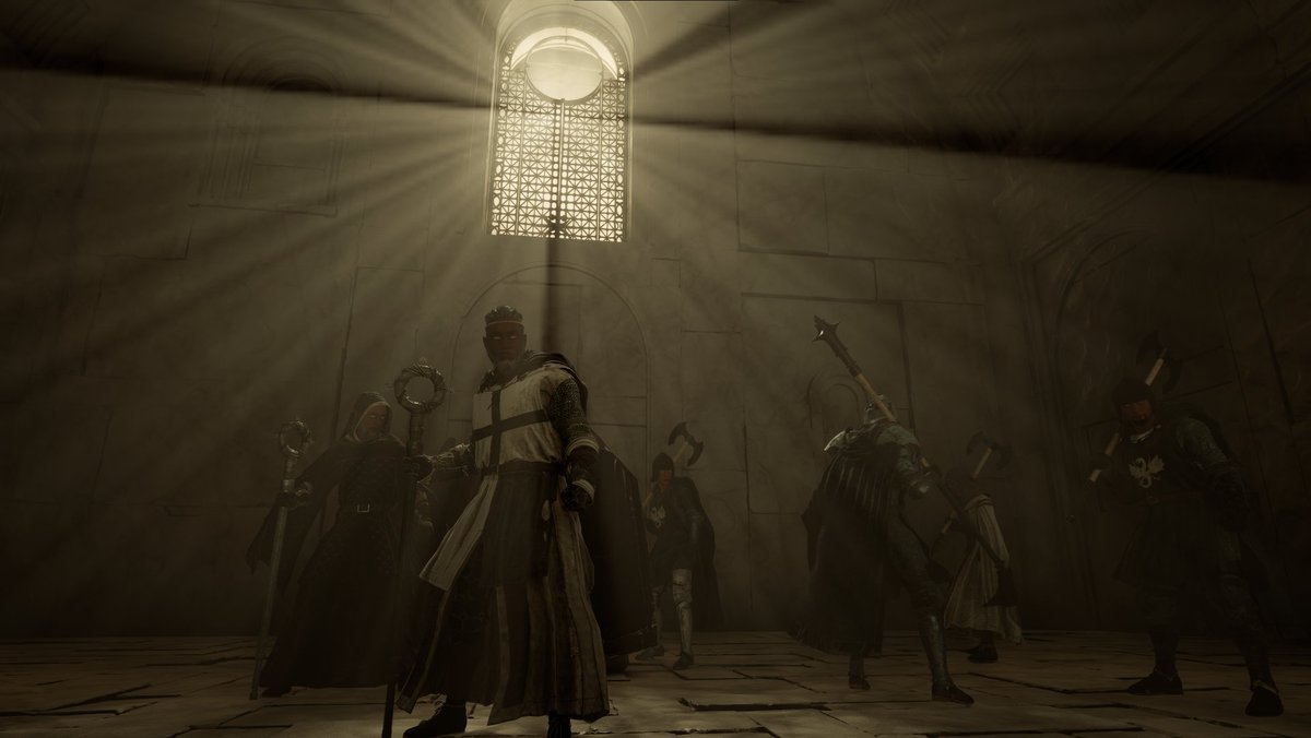 PlayPaxDei's tweet image. Heading into the weekend with friends: what could be better?
Gather your party, watch each other’s backs, and stay safe on your adventures in Pax Dei.
#PaxDei #MMO #CoopGaming #PlayTogetherStayTogether #WeekendGaming #adventuretime