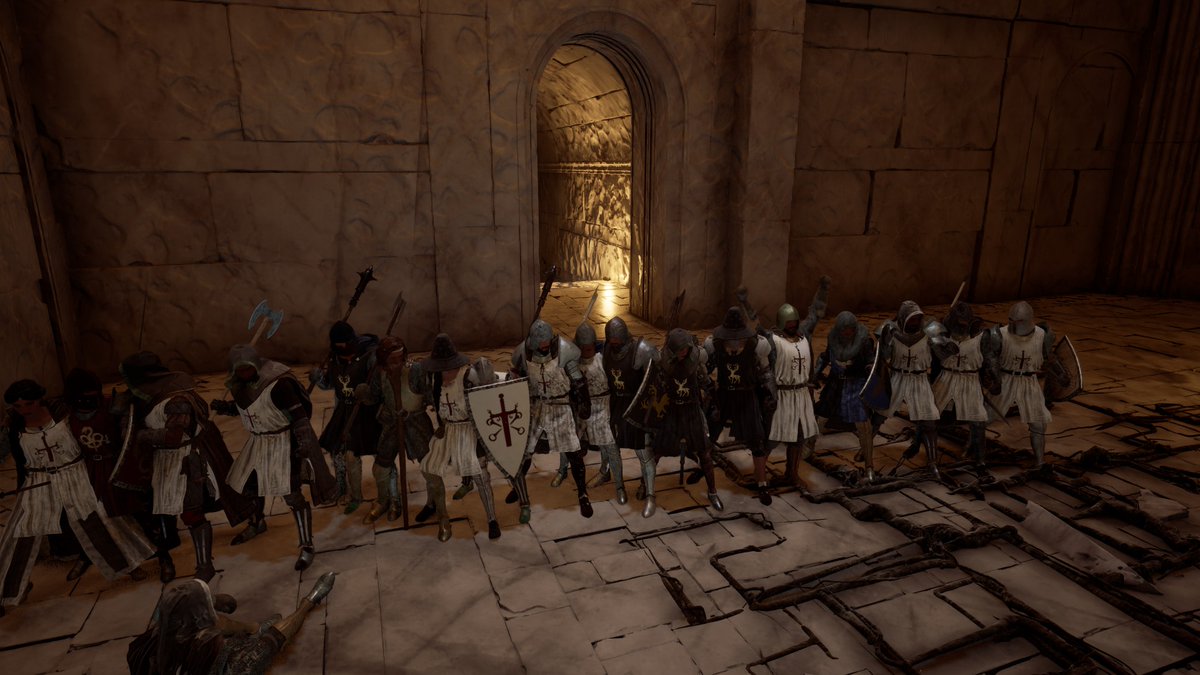 PlayPaxDei's tweet image. Heading into the weekend with friends: what could be better?
Gather your party, watch each other’s backs, and stay safe on your adventures in Pax Dei.
#PaxDei #MMO #CoopGaming #PlayTogetherStayTogether #WeekendGaming #adventuretime