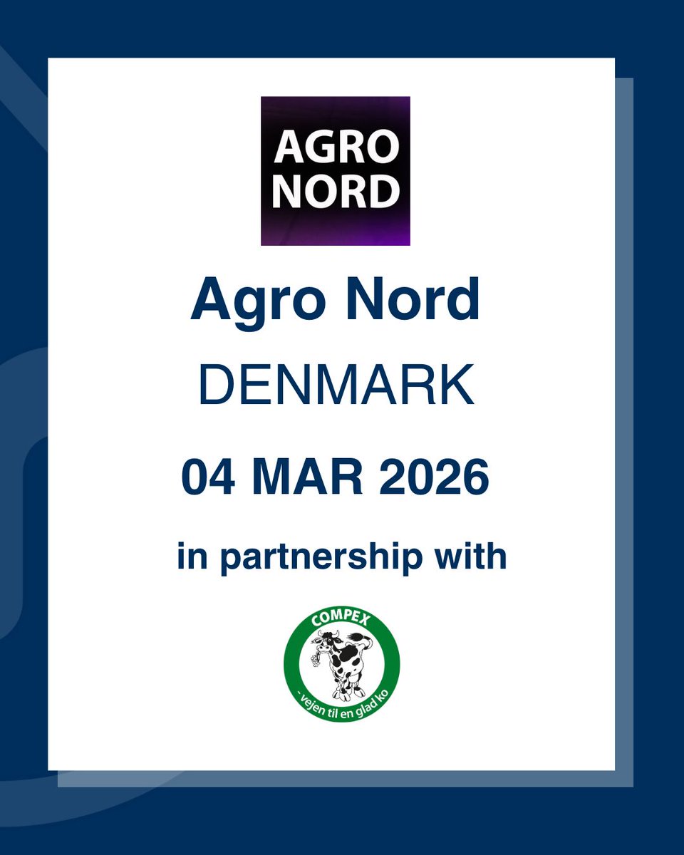 New month, new opportunity to start milking together 🤩🐄

Save the date of our show: our team can’t wait to meet you! 

#BuildingaBrighterFuture #ImprovingEveryFarmWeTouch #MilkingEfficiency