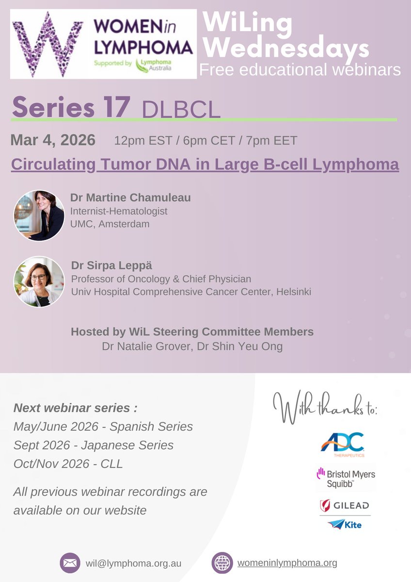 Women in Lymphoma - wil@lymphoma.org.au tweet media