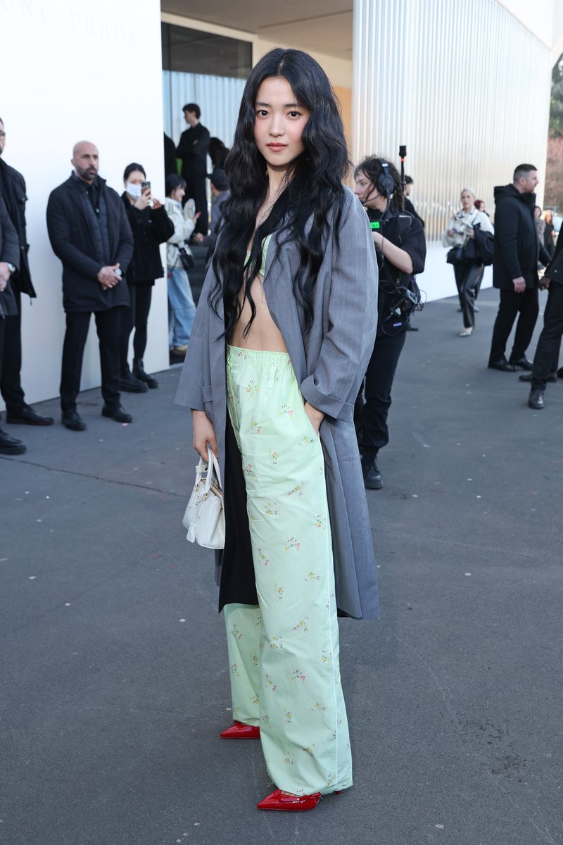 Prada brand ambassador Kim Taeri attends the Prada Fall/Winter 2026 show at Milan Fashion Week.

#KimTaeri #PradaFW26
