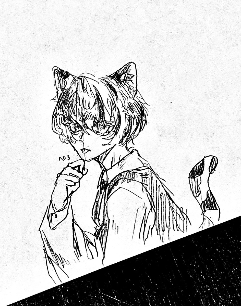 Yuba_yy's tweet photo. オスミケくん落書き https://t.co/9rrfHyvAyA