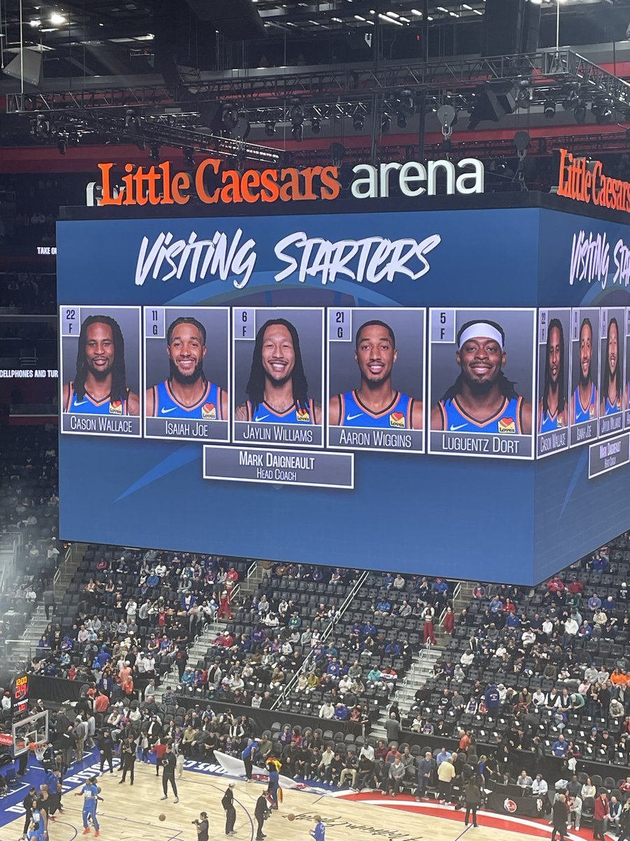 No SGA, no Chet, no multiple other starters. One home game per year vs OKC. What a colossal Fuck You to all fans of the Pistons. 

Go fuck yourself <a href="/NBA/">NBA</a>