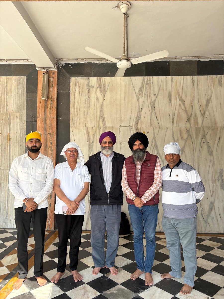 A lengthy discussion on Sikh propagation was held today at Sri Gurudwara Bangla Sahib, Delhi, with Sardar Gurparkash Singh from the USA. Adit Chowdhry and Satpal Chowdhry ji also participated.