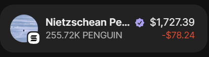 $PENGUIN still the real one.

MC ~$6.7M

Community burns real.

The mountain awaits.

The rest can stay freezing below.

Who's coming?