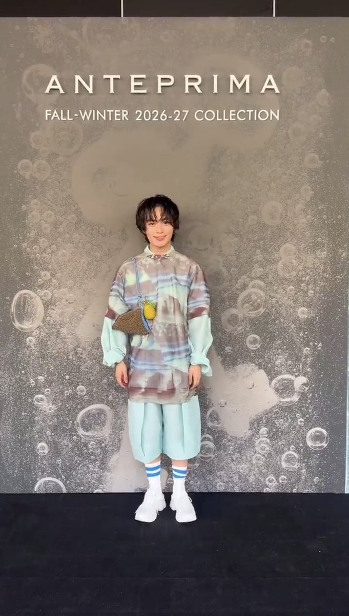 ミラノでも愛らしすぎる大西流星プロ💫✨