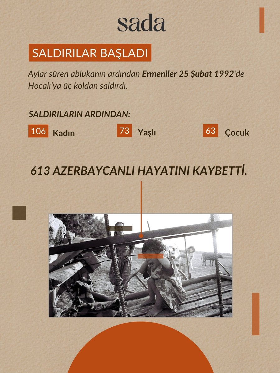 Tarihin en kanlı sabahlarından biriydi o sabah...

#sada #azerbaycan #ermenistan #hocalı