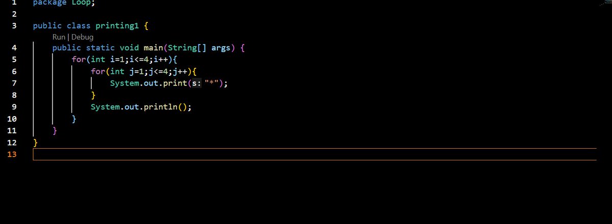 achieve71246717's tweet photo. Practiced nested loops today and worked on pattern printing problems.
Understanding how rows & columns work logically instead of guessing the pattern.
Small improvements every day
#Java #CodingJourney #100DaysOfCode #Programming #BTechLife #LoopPractice https://t.co/k20tISBedn