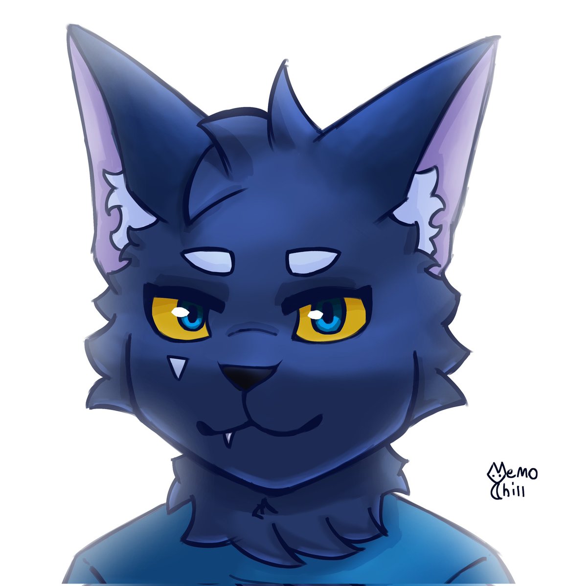Memochill's tweet photo. New profile picture! I had fun doing this drawing. ^w^ https://t.co/XJEIHd8QlK