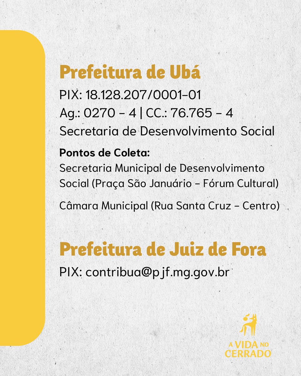 A vida no Cerrado - AVINC tweet media