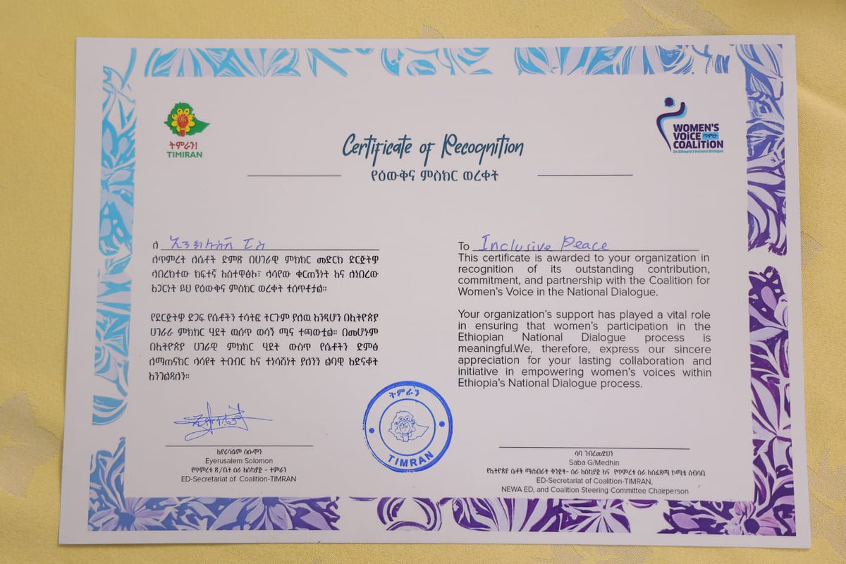 Inclusive Peace tweet media