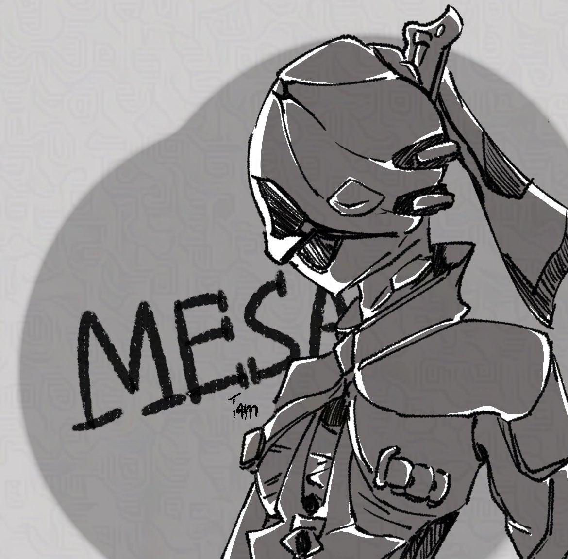 Tam__r's tweet photo. MESA
#warframefanart 
#TennoCreate https://t.co/WllAV0adbo