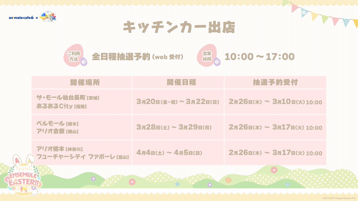 あんさんぶるスターズ！！〗 あんスタ10thフェス × アニメイトカフェ 