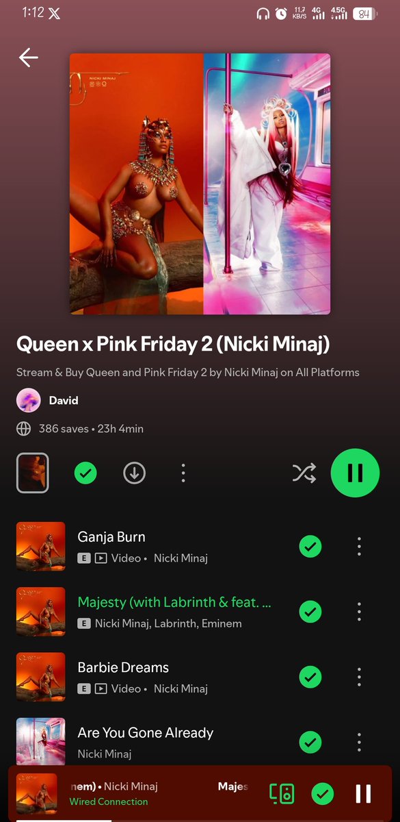 priscy776's tweet photo. Already doing that ☺️, love it 😍🔥. #QueenPF2 #StreamNicki https://t.co/AAfpMAtKiR