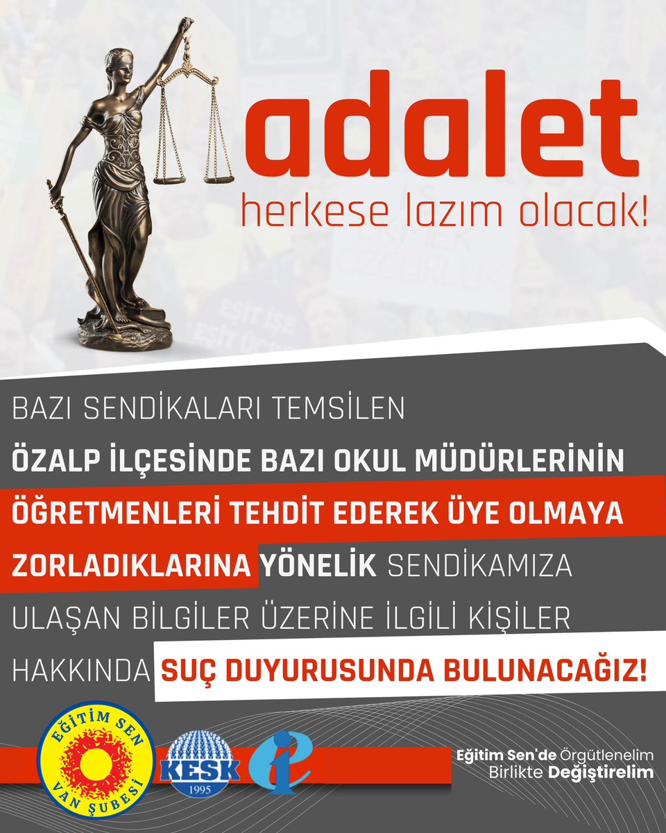 Van Eğitim Sen tweet media