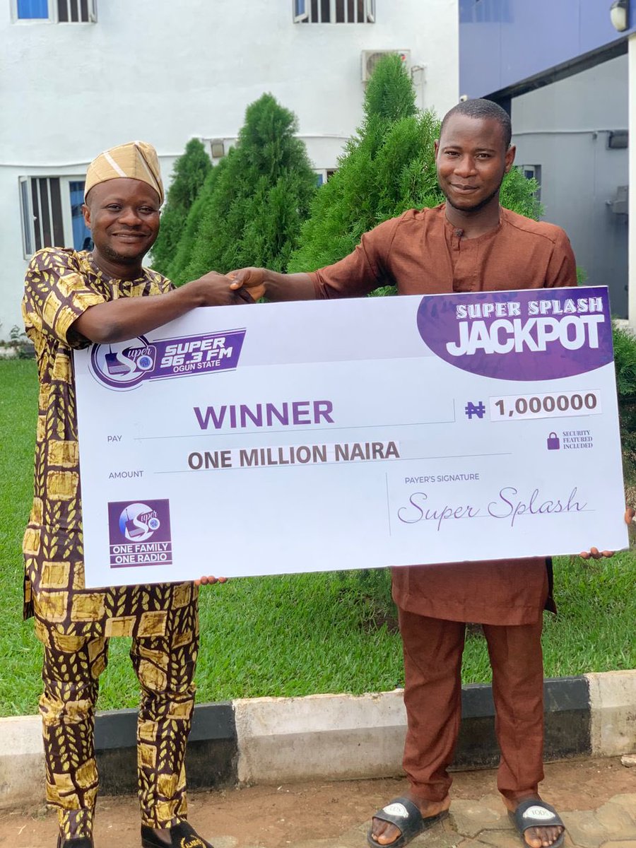 There’s ₦1,000,000 waiting for one lucky winner, plus more cash prizes of ₦250,000, ₦200,000 and ₦100,000 to be won. That means more chances, more winners, and more smiles.

Dial *347*639*1000# to get your tickets and increase your chances of winning.

Catch the draw live on