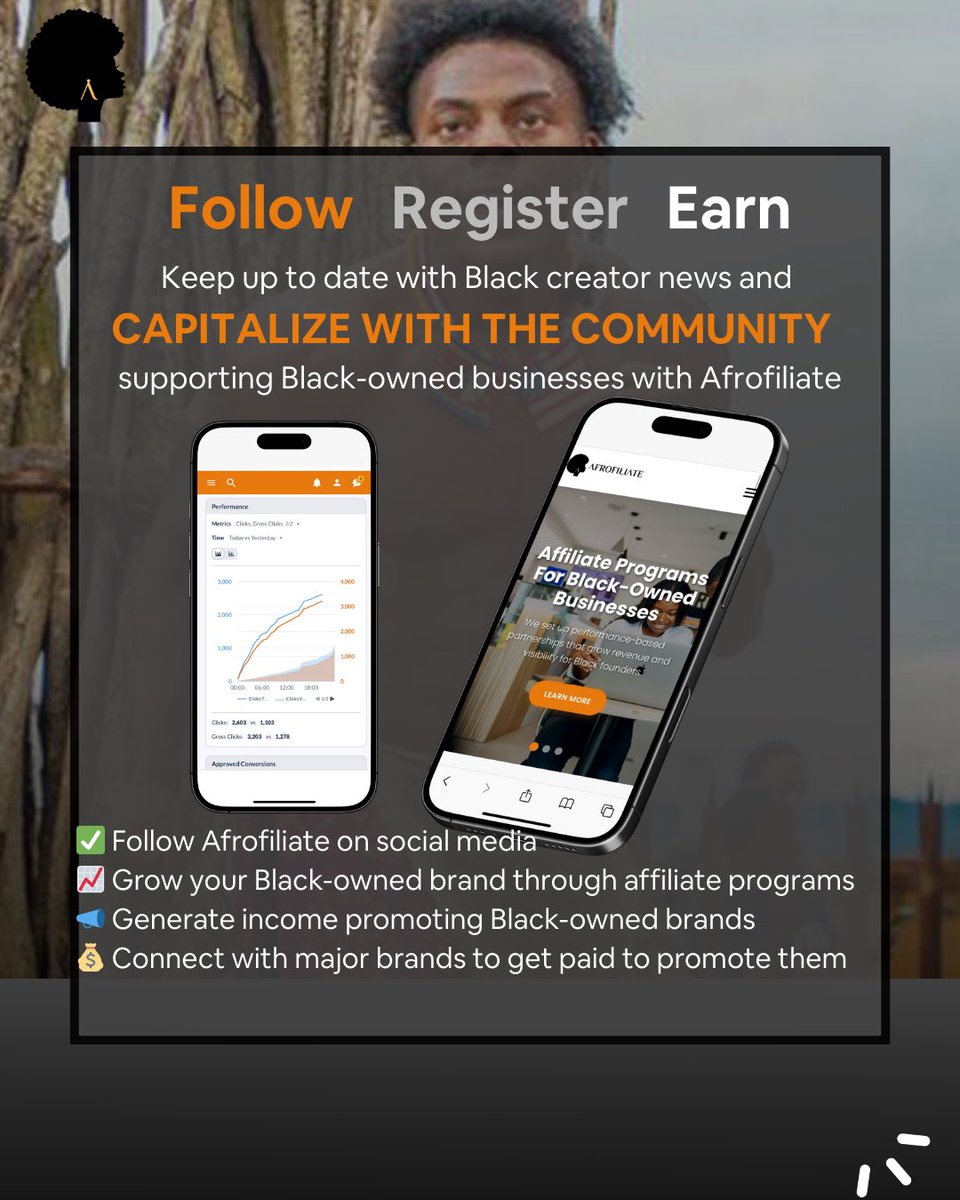 afrofiliate's tweet photo. Follow. Register. Earn. 🚀
Turn attention into income.
Build with the community through Afrofiliate. https://t.co/WsY0aPr1AZ