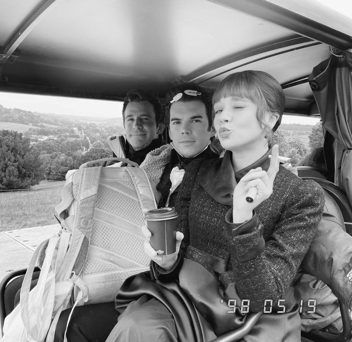 New bts photos of Luke Thompson, Luke Newton and Claudia Jesse for Bridgerton Season 4

_emmanaomi on IG