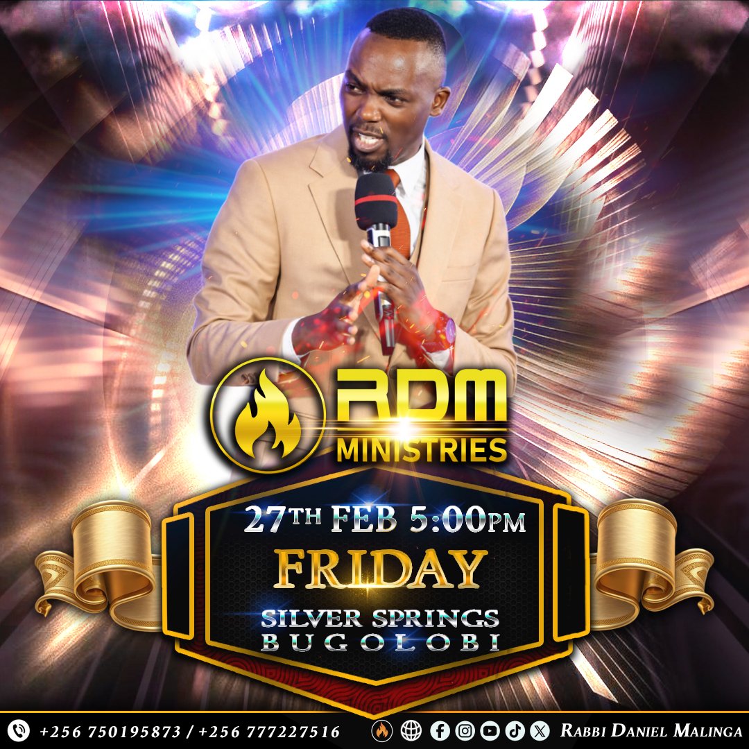 _the_rabbi's tweet photo. Join us this Friday evening as we delve into deeper Mysteries of God with Rabbi Daniel Malinga at Silver Springs Hotel, Bugolobi.
#RabbiDanielMalinga https://t.co/3z8sxN2z54