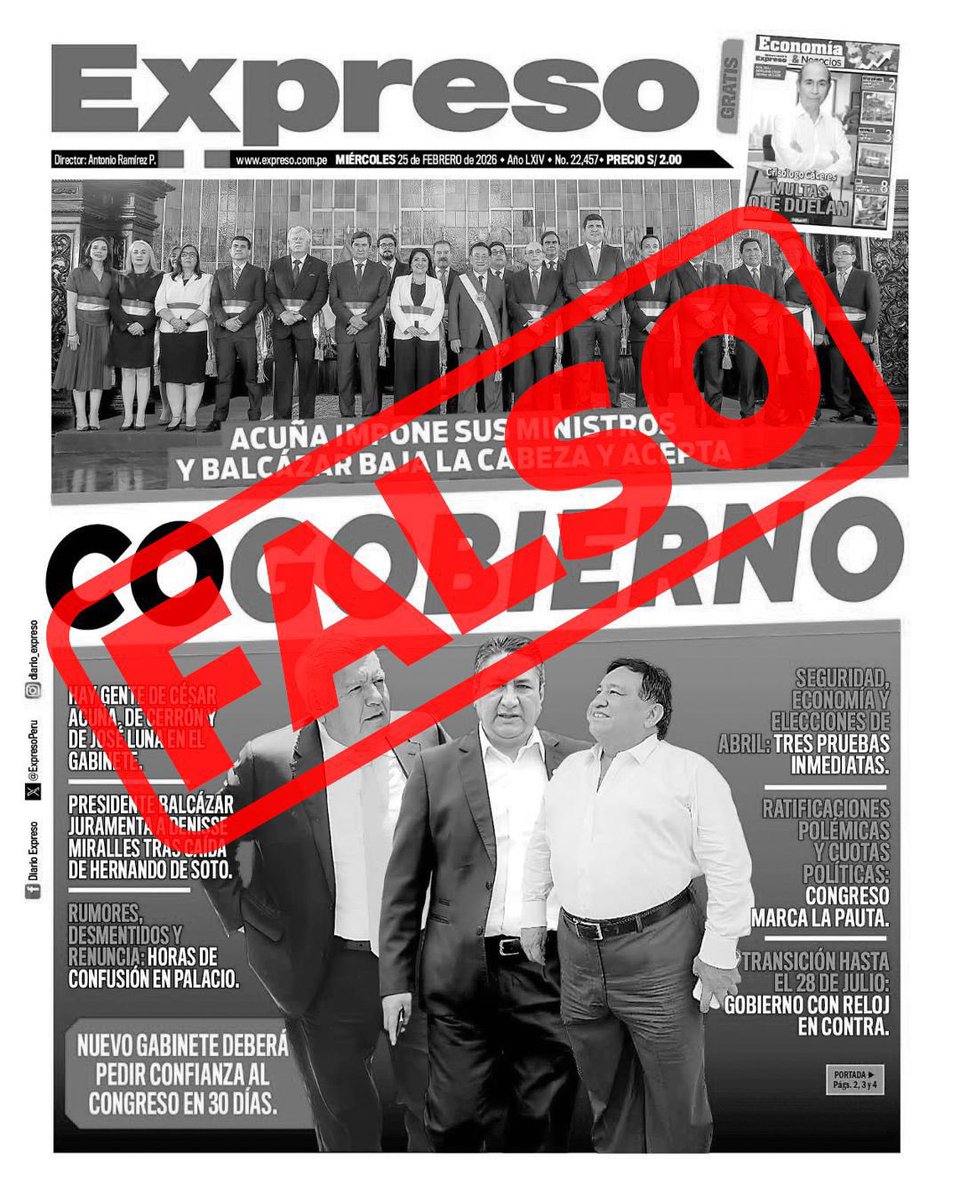 JOSELUNA_G's tweet photo. PODEMOS PERÚ nunca fue parte de ningún pacto mafioso.
Nunca participamos en ningún ministerio.
Renunciamos a la Mesa Directiva cuando entró Dina Boluarte.
El verdadero pacto mafioso es el que gobernó con Dina y Alejandro Soto Reyes, el que controló el Congreso estos cuatro años.
Hoy se repite la historia con José Balcázar Zelada: los mismos de siempre repartiéndose el país como botín.