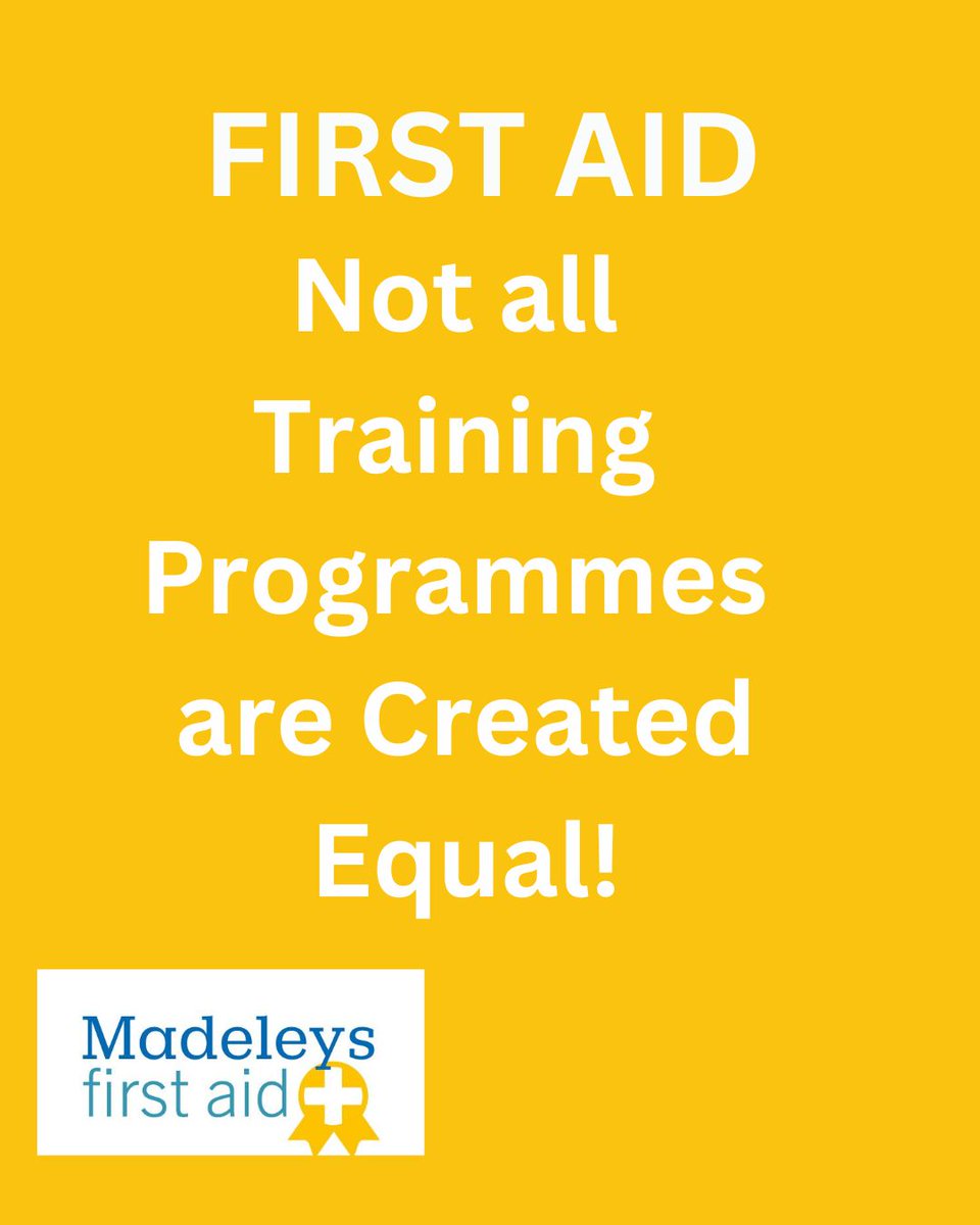 Madeleys First Aid Plus tweet media