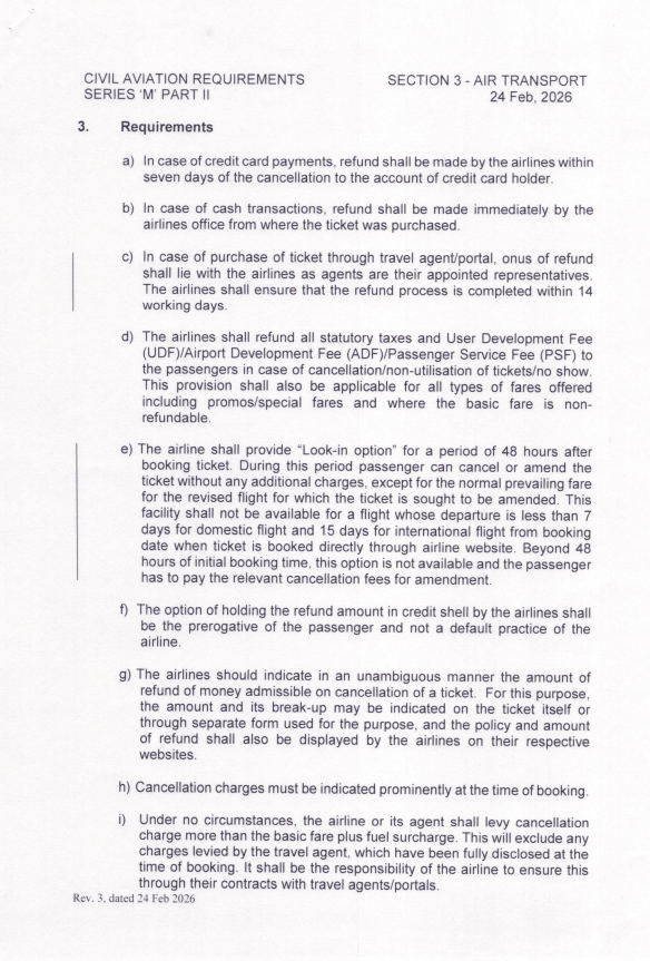 airnews_abad's tweet image. #DGCA એ એરલાઇન્સ માટે ટિકિટ રિફંડ નિયમોમાં ફેરફાર કર્યો, જે હેઠળ મુસાફરો હવે બુકિંગના 48 કલાકની અંદર કોઈપણ વધારાના ચાર્જ ચૂકવ્યા વિના એર ટિકિટ રદ અથવા બદલી શકે છે.

#AirTravel #FlightRefund #TicketCancellation #TravelUpdates