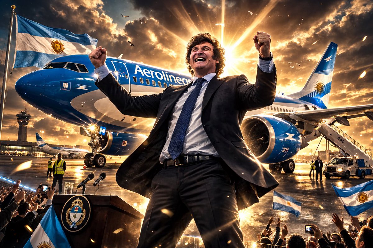 🧨💣BOMBAZO | BAJO EL GOBIERNO DE
MILEI, AEROLINEAS ARGENTINAS DEJA DE SER UN AGUJERO NEGRO

👉🏼 En 2025 cerró con US$112,7 millones de superávit operativo y CERO subsidios del Estado.
👉🏼 Facturación superior a US$2220 millones y segundo año consecutivo en verde.
👉🏼 En 2012, bajo