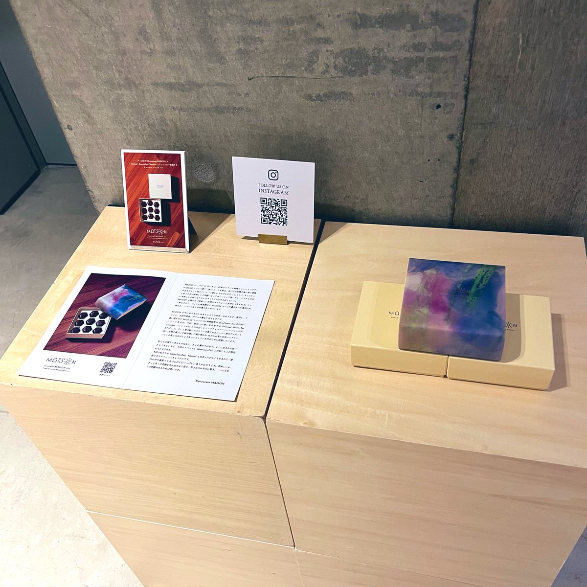 ogiryu's tweet image. I made myself happy 💕
キャラメル MAISON クリュ チョコレートバージョン
#MAISON #NibunnoIchi
#MinimalChocolate
#GinzaSonyPark #gs89